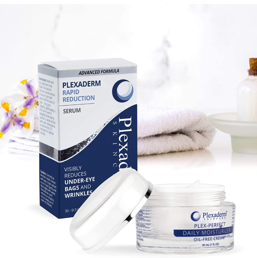 Plexaderm Rapid Reduction Serum & Plex-Perfect Oil-free Daily Moisturizer Cream